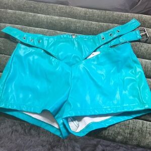 Turquoise shorts form dolls kill—- NWT